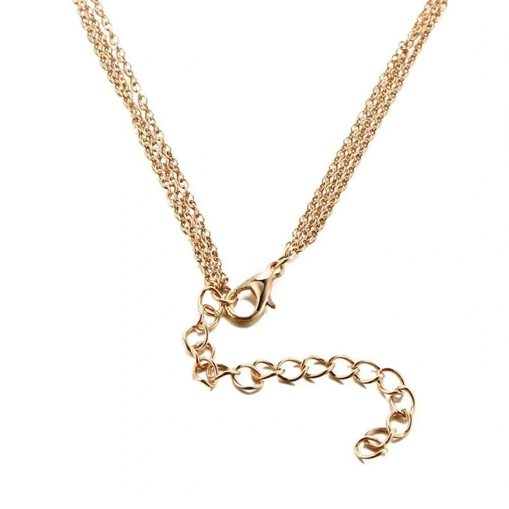 *EMMA* Gold x Pearl Multilayer Fashion Necklace